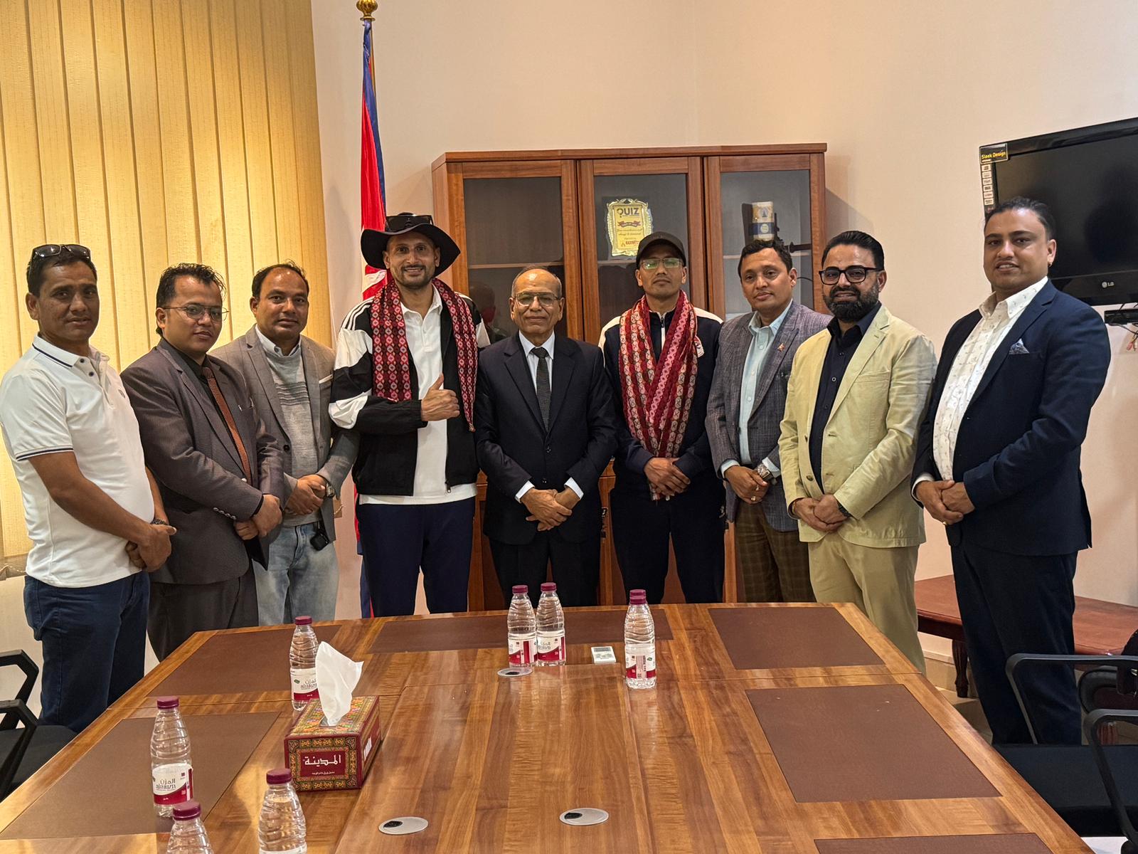 खेलाडीद्वय लाई भेटघाट तथा बिदाइ कार्यक्रम सम्पन्न